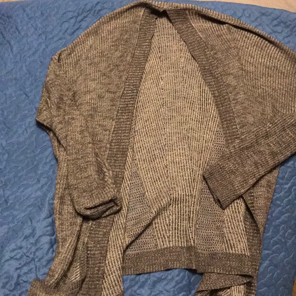 Gray Cardigan.